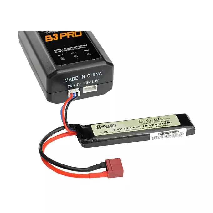 [Zestaw] Replika elektryczna karabinu wyborowego SWD - Real Wood [A&amp;K] + Akumulator airsoftowy 25C 1200mAh 3S1P 11.1V LiPo T Plug + Kompaktowa ładowarka LIPO B3Pro
