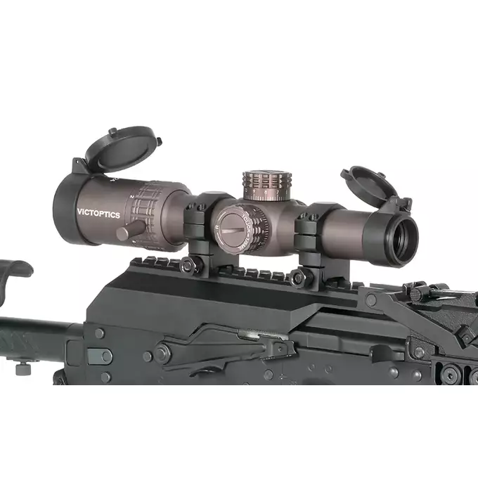 [Zestaw] Luneta VICTOPTICS S6 1-6X24 - COYOTE FDE [Vector Optics] + Jednoczęściowy podwyższony montaż Picatinny 30mm 1.97in [Vector optics]