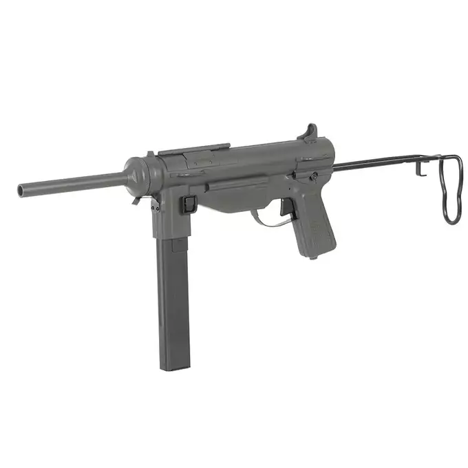 [Set] SW-06 M3A1 Grease Gun rifle - Full Metal [Snow Wolf] + V3+ Charger for LiPo/LiFe 2S/3S [IPower] + Battery Li-Po 1100mAh 7,4V 20C [IPower]
