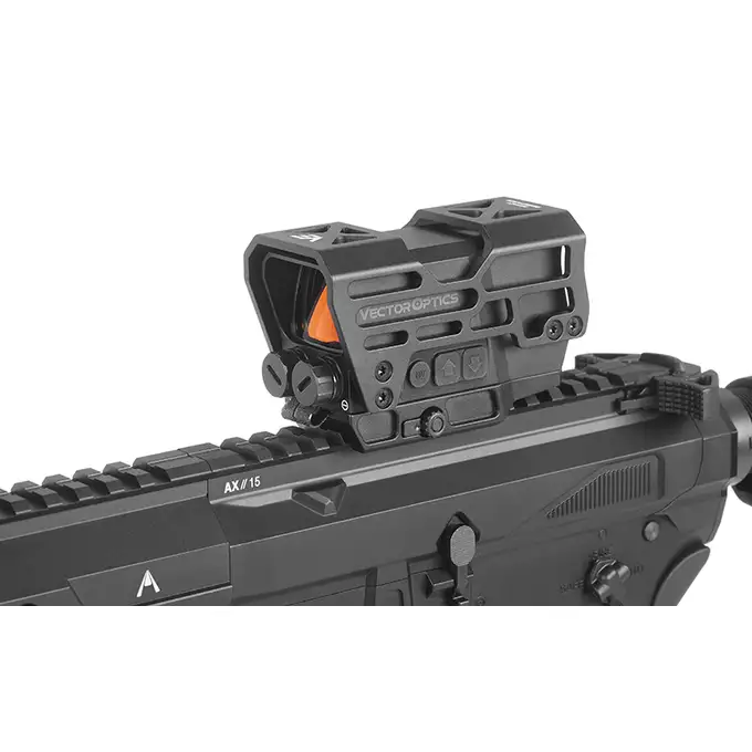 [Zestaw] Kolimator Frenzy Plus 1x31x26 Red Dot [Vector Optics] + Powiększalnik Maverick Gen3 3x22 Magnifier MIL [Vector Optics]