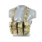 [Zestaw] Kamizelka Chest-rig Laser-Cut z ładownicami AR/AK - Multicamo [8Fields] + Ładownica na radio Laser Cut - Multicamo [8FIELDS] + Pojedyncza ładownica pistoletowa Laser-Cut z klapą - Multicamo [8Fields]