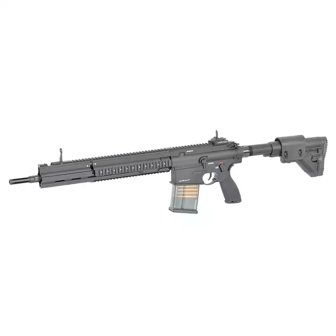[Zestaw] Replika Airsoftowa EC-204 Edycja Advanced (ulepszony gearbox, programowalny ETU) - Black [E&amp;C] + Akumulator Li-Po 1200mAh 11,1V 20C - Deans [IPower] + Kompaktowa ładowarka LIPO B3Pro