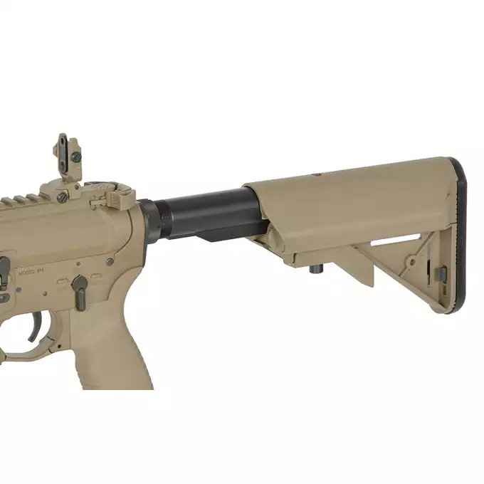 [Zestaw] Replika karabinka Noveske 10.5" Gen III Shorty 300BLK  Eshooter ETU - Tan [EMG] + Ładowarka V3+ do akumulatorów LiPo/LiFe [IPower] + Akumulator Li-Po 1100mAh 11,1V 20C - Deans [IPower]