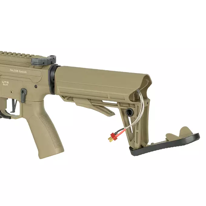 [Zestaw] M918G UTR Ek47 - TAN [DE Airsoft] + Akumulator Li-Po 1100mAh 11,1V 20C - Deans [IPower] + Ładowarka V3+ do akumulatorów LiPo/LiFe [IPower]