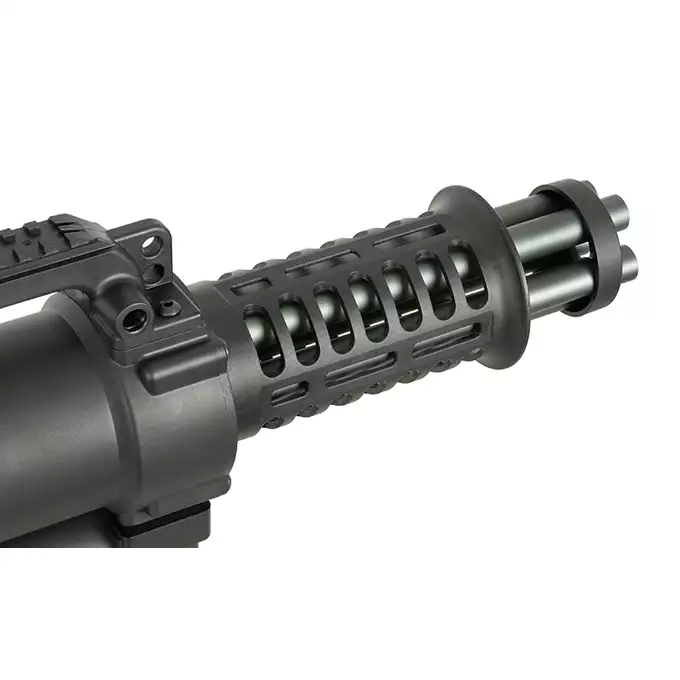 [Zestaw] Replika obrotowego miniguna WE23-S [WELL] + Akumulator Li-Po 1100mAh 11,1V 15/30C - T-connector [VB] + Kompaktowa ładowarka LIPO B3Pro