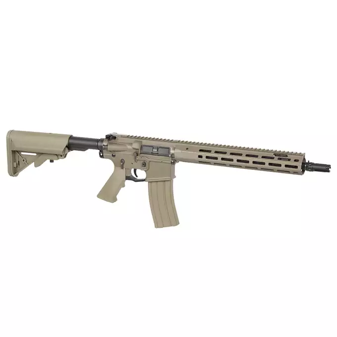 [Zestaw] Replika airsoftowa WE13 13" M4/AR-15, 30 RPS, ETU - TAN [WELL PRO] + Magazynek Stanag M4/AR Mid-cap 90 kulek [WELL PRO]