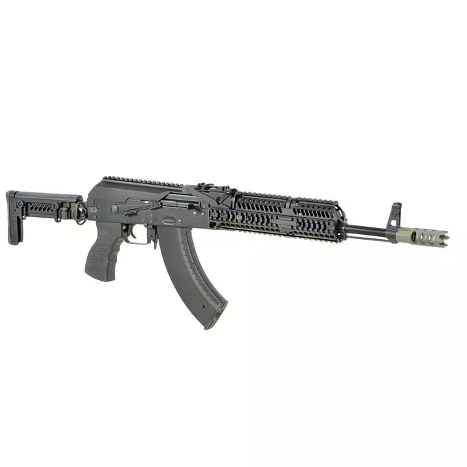 [Zestaw] CM.113 Replika Karabinka taktycznego AK74  Eshooter ETU, GEN-2 - Black [CYMA PLATINUM] + Kompaktowa ładowarka LIPO B3Pro + Akumulator Li-Po 1100mAh 11,1V 20C - Deans [IPower]
