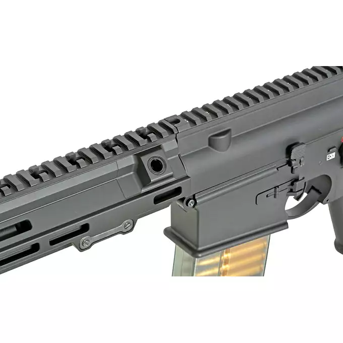 [Zestaw] Replika Airsoftowa EC-203 Edycja Advanced (ulepszony gearbox, programowalny ETU) - Black [E&amp;C] + Ładowarka V3+ do akumulatorów LiPo/LiFe [IPower] + Akumulator Li-Po 1100mAh 11,1V 20C - Deans [IPower]