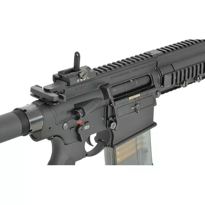[Zestaw] Replika Airsoftowa EC-204 Edycja Advanced (ulepszony gearbox, programowalny ETU) - Black [E&amp;C] + Akumulator Li-Po 1200mAh 11,1V 20C - Deans [IPower] + Kompaktowa ładowarka LIPO B3Pro