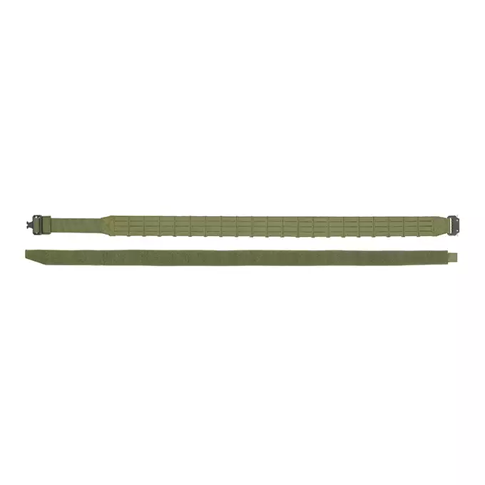 [Zestaw] Pas taktyczny Laser-Cut - M - Olive [8Fields] + Horyzontalna ładownica generalnego użytku Laser-Cut - Olive [8Fields] + Potrójna ładownica pistoletowa Laser-Cut z klapą - Olive [8Fields]