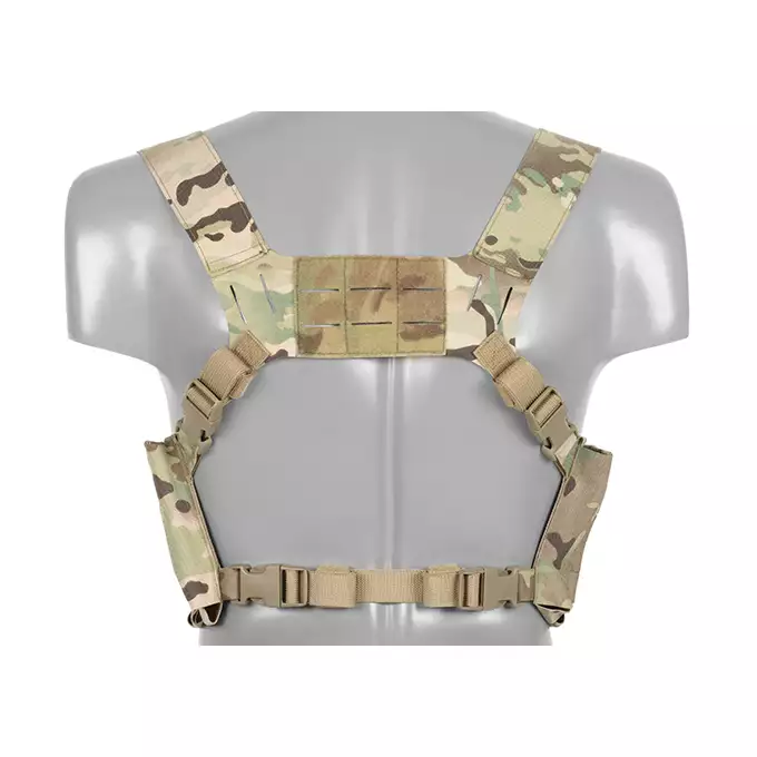 Chest Rig with Two Pouches for 6 AR / AK Magazines, Laser Cut - Multicamo [8FIELDS]