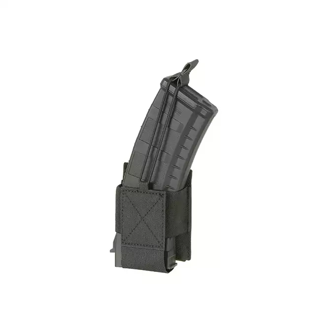 [Zestaw] Kamizelka Chest-rig Laser-Cut z ładownicami AR/AK - Czarna [8Fields] + Ładownica na radio Laser Cut - Czarna [8FIELDS] + Duża ładownica Laser-Cut ogólnego przeznaczenia - Black [8FIELDS]