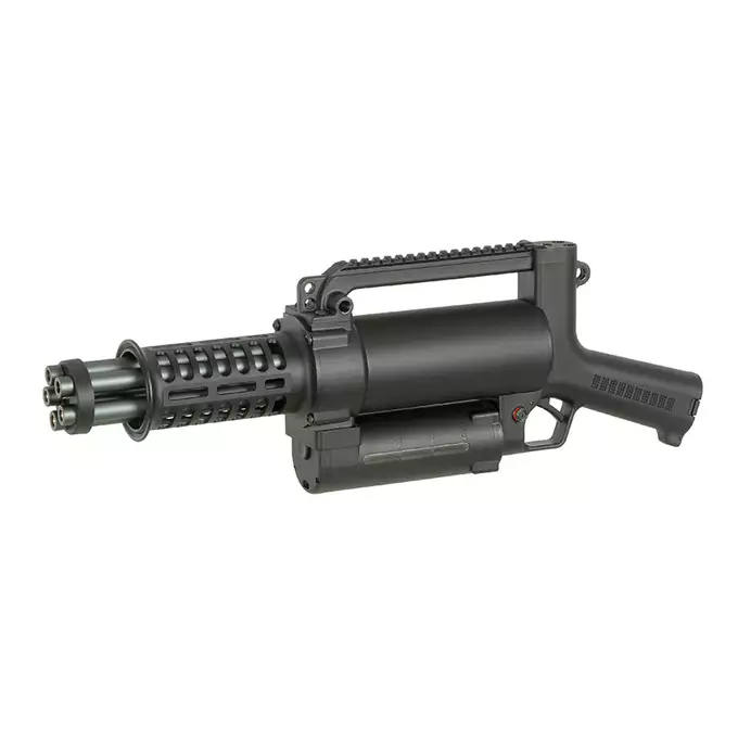 [Zestaw] Replika obrotowego miniguna WE23-S [WELL] + Akumulator Li-Po 1100mAh 11,1V 15/30C - T-connector [VB] + Kompaktowa ładowarka LIPO B3Pro