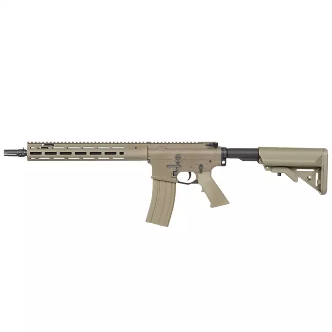 [Zestaw] Replika airsoftowa WE13 13" M4/AR-15, 30 RPS, ETU - TAN [WELL PRO] + Magazynek Stanag M4/AR Mid-cap 90 kulek [WELL PRO]