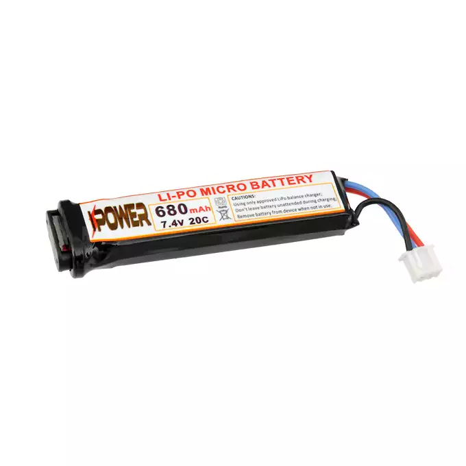 [Set] USP 9mm AEP Pistol Replica Licensed by UMAREX [CYMA] + AEP Battery Li-Po 680mAh 7,4V 20C Micro [IPower] + V3+ Charger for LiPo/LiFe 2S/3S [IPower]