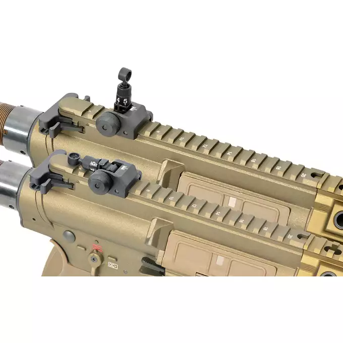 [Zestaw] Replika Airsoftowa EC-203 Edycja Advanced (ulepszony gearbox, programowalny ETU) - Dark Earth [E&amp;C] + Akumulator Li-Po 1200mAh 11,1V 20C - Deans [IPower] + Kompaktowa ładowarka LIPO B3Pro