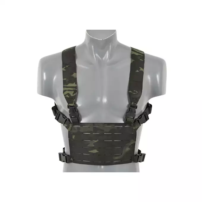 Lightweight Laser-Cut Chest Rig - Multicamo Black [8FIELDS]