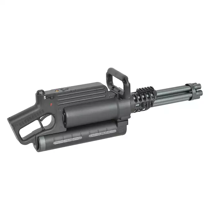 [Zestaw] Replika obrotowego miniguna WE23-X [WELL] + Akumulator Li-Po 1100mAh 11,1V 15/30C - T-connector [VB] + Kompaktowa ładowarka LIPO B3Pro
