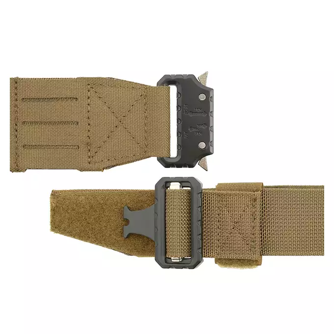 [Zestaw] Pas taktyczny Laser-Cut - L - Coyote [8Fields] + Horyzontalna ładownica generalnego użytku Laser-Cut - Coyote [8Fields]
