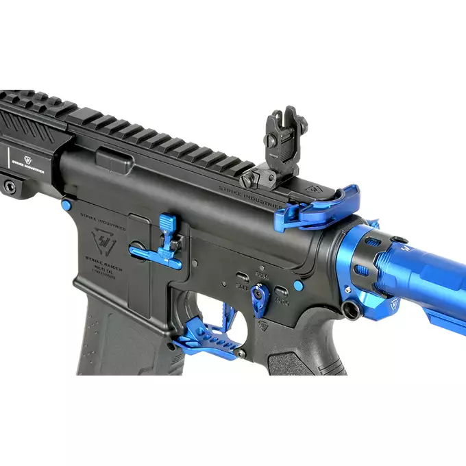 [Zestaw] Replika Karabinka Strike industries 10" Raiders SBR - Blue [EMG] + Ładowarka V3+ do akumulatorów LiPo/LiFe [IPower] + Akumulator Li-Po 1100mAh 11,1V 20C - Deans [IPower]