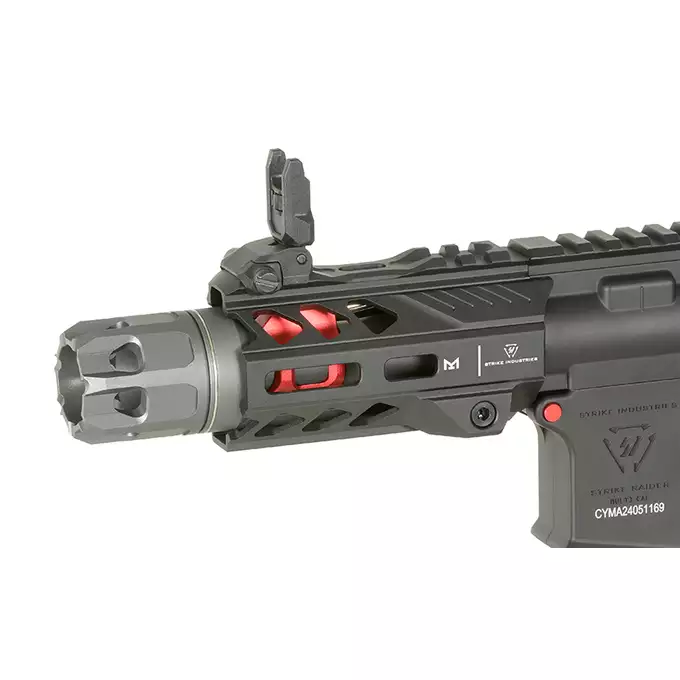 Strike industries 4" Raiders Competition PDW AEG Rifle - Red [EMG]