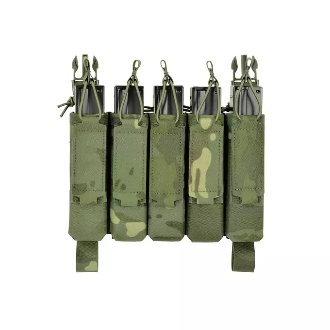 MP5 5-Magazine Pouch, Buckle-Up, Laser-Cut - Multicamo Tropic [8FIELDS]