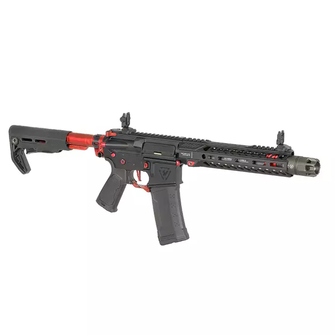 Strike industries 10" Raiders SBR AEG Rifle - Red [EMG]