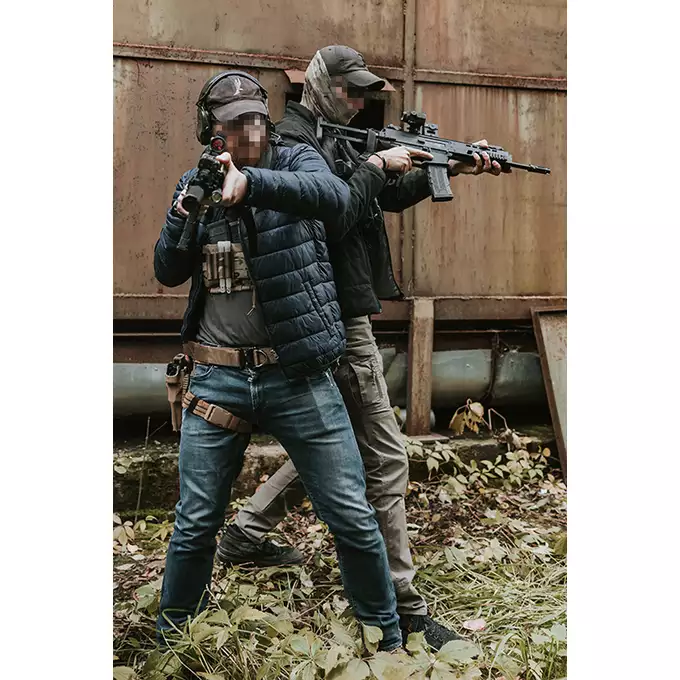 [Zestaw] Replika karabinka B&amp;T APC 556 ETU - Black [ASG] + Kolimator VictOptics SRD 1x18x20 VOD Red Dot [Vector Optics]