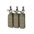 Triple Elastic Pistol Magazine Pouch Laser-Cut - Ranger Green [8Fields]