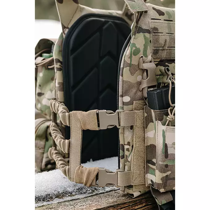[Zestaw] Kamizelka Assault Plate Carrier Laser-Cut Buckle Up z ładownicą na magazynki AR15/AK - Multicamo [8Fields] + Duża ładownica Laser-Cut ogólnego przeznaczenia - Multicamo [8FIELDS] + Panel Buckle Up Laser-Cut na 6 magazynków AR15/AK - Multicamo [8Fields]