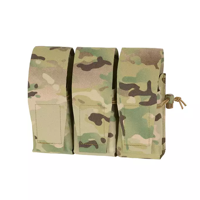 Triple Pouch for 6 AR15 Magazines, Laser Cut - Multicamo [8FIELDS]