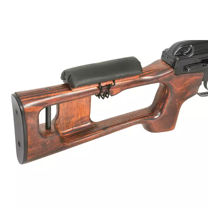 [Zestaw] Replika elektryczna karabinu wyborowego SWD - Real Wood [A&amp;K] + Akumulator airsoftowy 25C 1200mAh 3S1P 11.1V LiPo T Plug + Kompaktowa ładowarka LIPO B3Pro