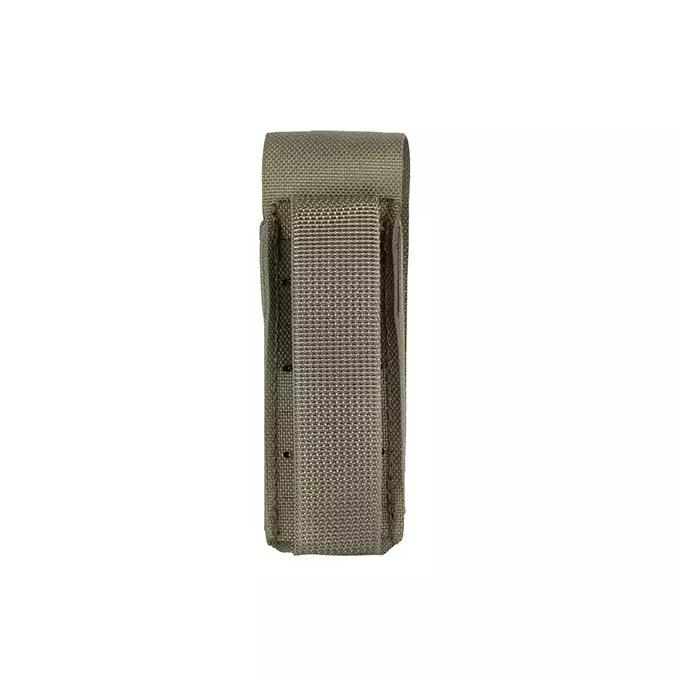 Single Laser-Cut Pistol Magazine Pouch with Flap - Ranger Green [8Fields]