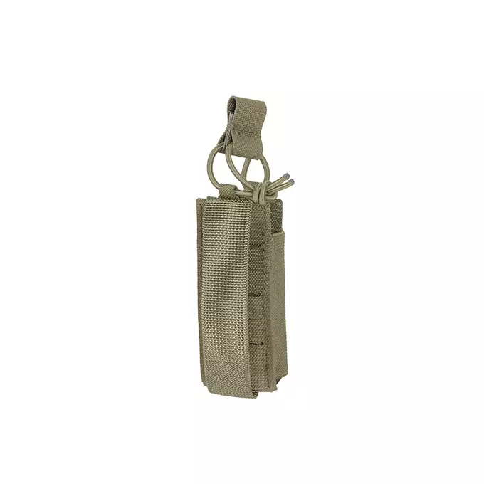 Pojedyncza elastyczna ładownica Laser-Cut na magazynek pistoletowy - Ranger green [8Fields]