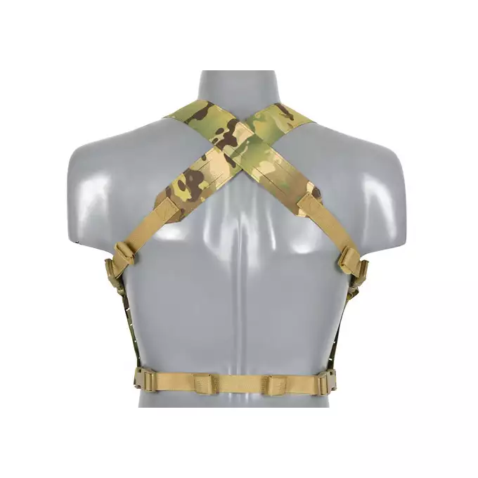 [Zestaw] Kamizelka Chest rig Laser-Cut - Multicamo [8Fields] + Panel Laser-Cut z ładownicami na 3 magazynki AR15 - Multicamo [8Fields] + Duża ładownica Laser-Cut ogólnego przeznaczenia - Multicamo [8FIELDS]