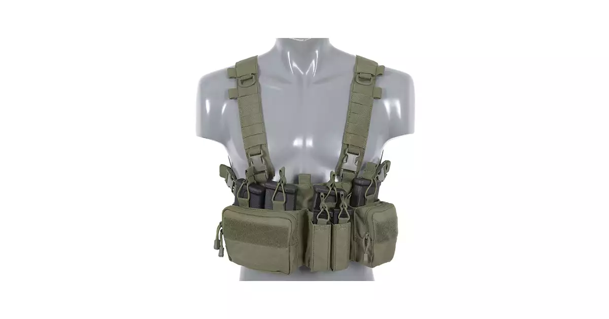 Buckle Up Recce/Sniper Chest Rig - Ranger Green [8FIELDS] | Taiwangun