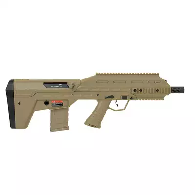 [Zestaw] Urban Assault Rifle - Tan [APS] + Akumulator Li-Po 1100mAh 7,4V 20C [IPower] + Ładowarka V3+ do akumulatorów LiPo/LiFe [IPower]