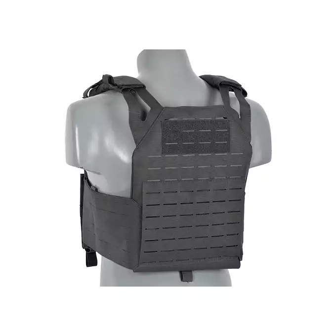 [Zestaw] Kamizelka Operator Plate Carrier Laser-Cut Buckle Up z ładownicą na magazynki AR/AK - Czarna [8Fields] + Duża ładownica Laser-Cut ogólnego przeznaczenia - Black [8FIELDS] + Panel Buckle Up Laser-Cut na 6 magazynków AR15/AK - Czarny [8Fields]
