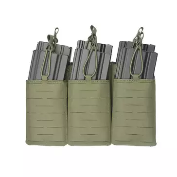 Panel Laser-Cut z ładownicami na 6 magazynków AR15/AK - Ranger Green [8FIELDS]