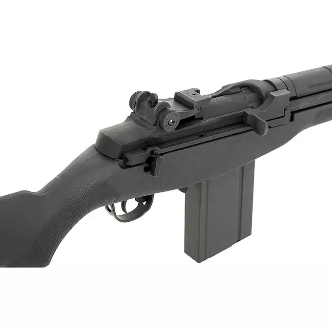 [Zestaw] CM.032 M14 rifle replica - Black Style [CYMA] + Ładowarka V3+ do akumulatorów LiPo/LiFe [IPower] + Akumulator Li-Po 1450mAh 7.4V 20C [IPower]