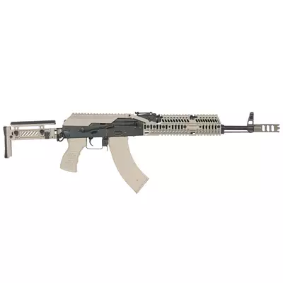 CM.113 AKM Tactical Rifle Replica with Eshooter ETU, GEN-2 - Tan [CYMA Platinum]
