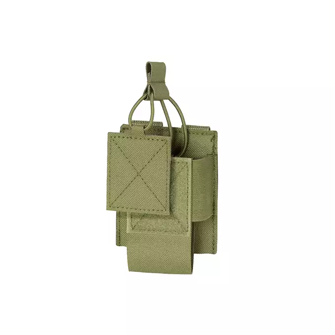 [Zestaw] Kamizelka Chest-rig Laser-Cut z ładownicami AR/AK - Olive [8Fields] + Ładownica na radio Laser Cut - Olive [8FIELDS] + Pojedyncza ładownica pistoletowa Laser-Cut z klapą - Olive [8Fields]