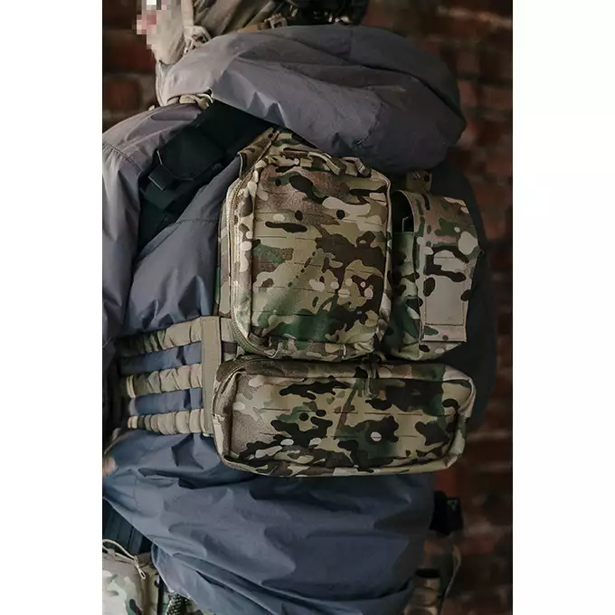 [Zestaw] Kamizelka Assault Plate Carrier Laser-Cut Buckle Up z ładownicą na magazynki AR15/AK - Multicamo [8Fields] + Duża ładownica Laser-Cut ogólnego przeznaczenia - Multicamo [8FIELDS] + Panel Buckle Up Laser-Cut na 6 magazynków AR15/AK - Multicamo [8Fields]