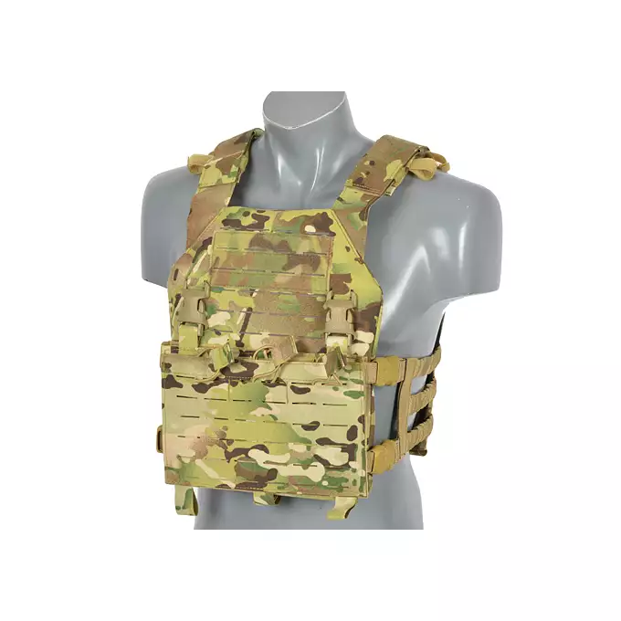 [Zestaw] Kamizelka Assault Plate Carrier Laser-Cut Buckle Up z ładownicą na magazynki AR/AK - Multicamo [8Fields] + Duża ładownica Laser-Cut ogólnego przeznaczenia - Multicamo [8FIELDS] + Panel Buckle Up Laser-Cut na 6 magazynków AR15/AK - Multicamo [8Fields]