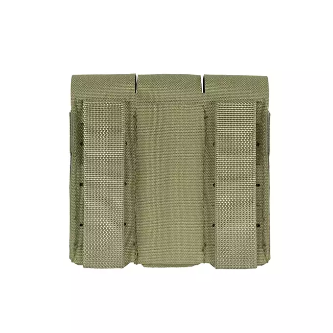 [Zestaw] Pas taktyczny Laser-Cut - M - Olive [8Fields] + Horyzontalna ładownica generalnego użytku Laser-Cut - Olive [8Fields] + Potrójna ładownica pistoletowa Laser-Cut z klapą - Olive [8Fields]