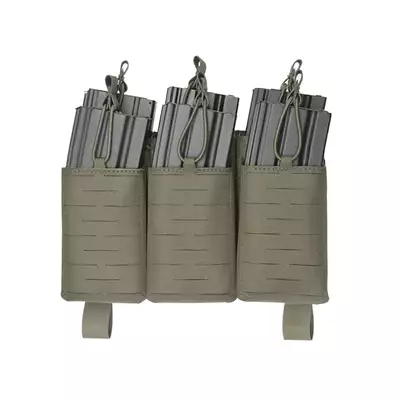Laser-Cut Buckle Up Panel for 6 AR15 / AK Magazines - Ranger Green [8FIELDS]