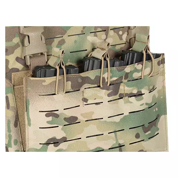 Kamizelka QRF Plate Carrier Laser-Cut Buckle Up z ładownicą na magazynki AR15/AK- Multicamo [8FIELDS]