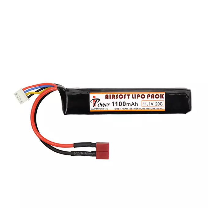 [Zestaw] Replika Karabinka Strike industries 10" Raiders SBR - Black [EMG] + Ładowarka V3+ do akumulatorów LiPo/LiFe [IPower] + Akumulator Li-Po 1100mAh 11,1V 20C - Deans [IPower]