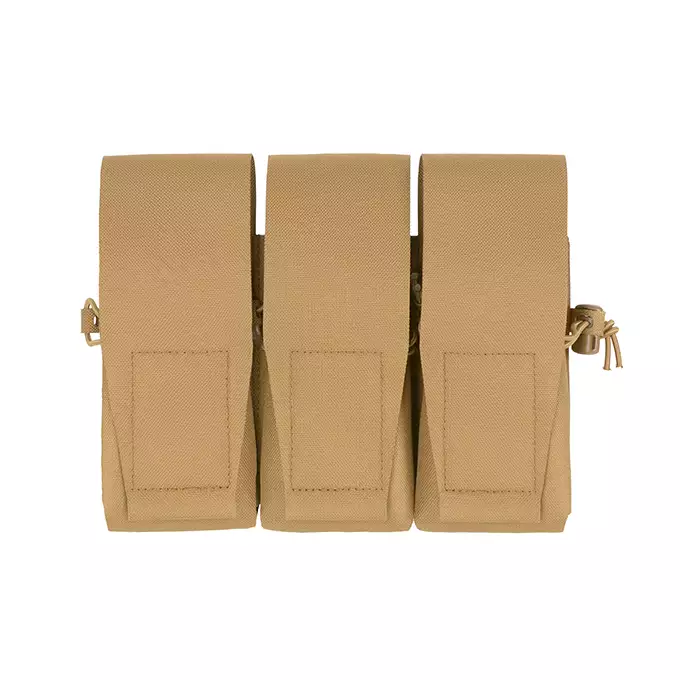 Triple Pouch for 6 AR15 Magazines, Laser Cut - Tan [8FIELDS]