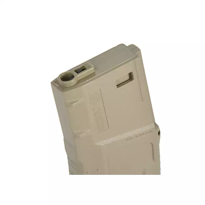 [Zestaw] M923G DEX556 5.56 - Tan [DE Airsoft] + Polimerowy magazynek STRIKE MAG 210 kulek do M4/AR15 - TAN [EMG]